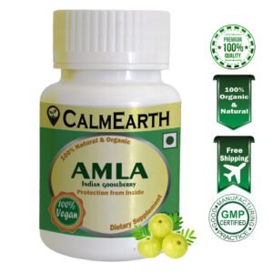 Calm Earth Amla Organic Herbal Capsule 100% Pure Phyllanthus emblica