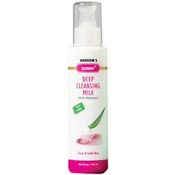 Bakson Sunny Deep Cleansing Milk With Aloevera Oil (150ml)