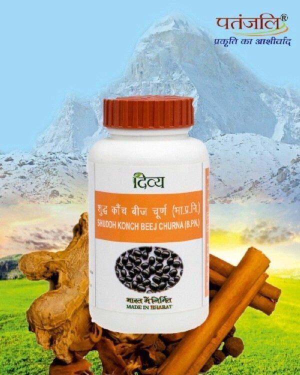Patanjali Divya Shuddh Konch Beej Churan Tablets (100g)