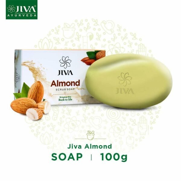 Jiva Almond Scrub Soap Each (100g)