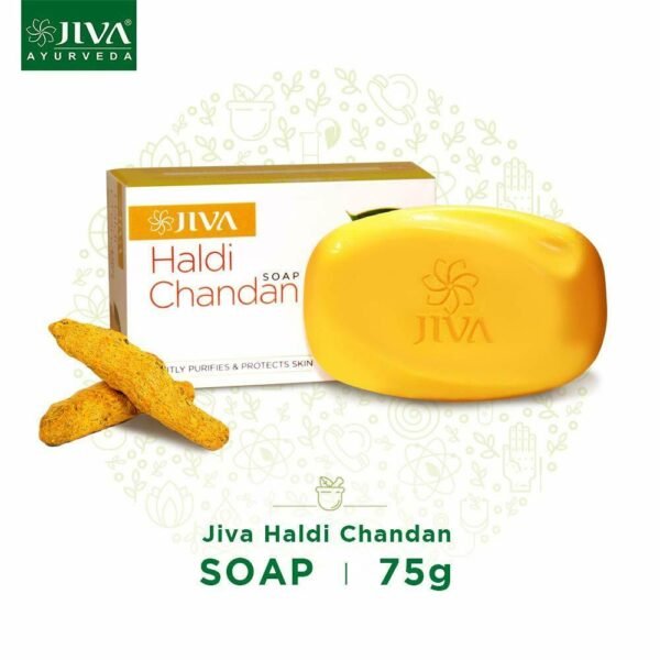 Jiva Haldi Chandan Soap Each (75g)