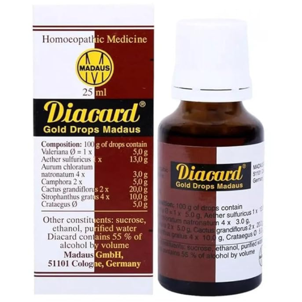 ADEL New Diacard Gold Drops Madaus (25ml)