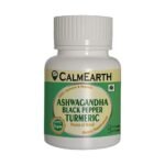 CalmEarth Ashwagandha, Black Pepper & Turmeric Capsules – 500 mg Herbal Blend