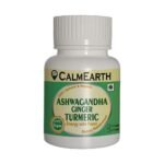 CalmEarth Ashwagandha, Ginger & Turmeric Capsules – 500 mg Herbal Blend