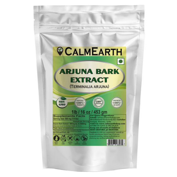 CalmEarth Arjuna Extract Powder (Terminalia arjuna) – 10:1 Concentration