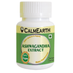 CalmEarth Ashwagandha Extract Capsules (Withania somnifera) 10% Withanolides
