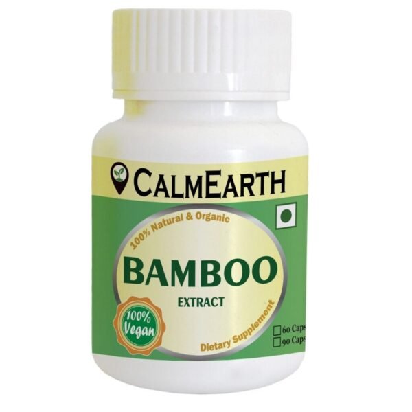 CalmEarth Bamboo Extract Capsules – 70% Silica