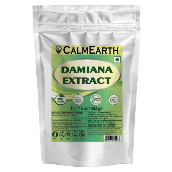 CalmEarth Damiana Extract Powder – 10:1 (Turnera diffusa)