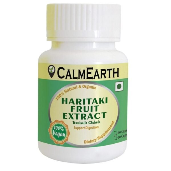 CalmEarth Haritaki Extract Capsules (Terminalia chebula) – 10:1 Concentration