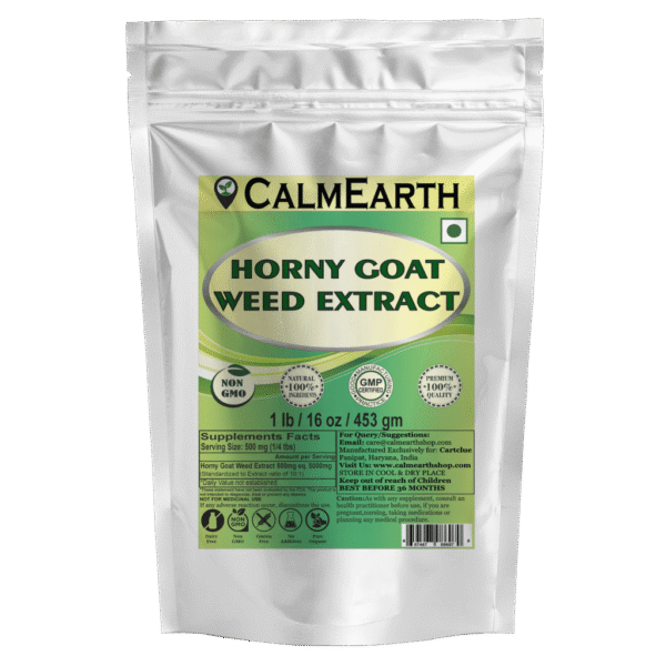 CalmEarth Horny Goat Weed Extract Powder 10:1 – Epimedium Herbal Extract