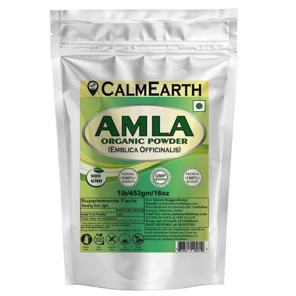 CalmEarth Organic Amla Powder (Emblica officinalis)