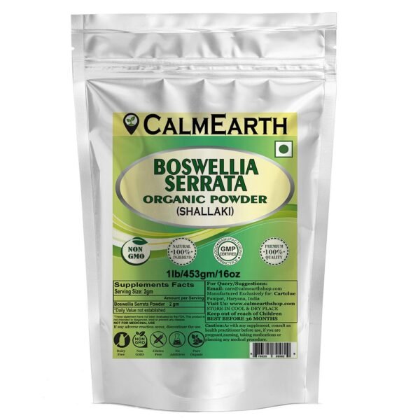 CalmEarth Organic Boswellia Serrata Resin Powder (Shallaki)