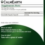 CalmEarth Organic Gotu Kola Capsules (Centella Asiatica) - Image 4