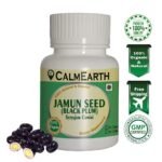 CalmEarth Organic Jamun Seed Capsules (Whole Seed Powder) - Image 2
