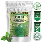 CalmEarth Tulsi Herbal Powder (Holy Basil Leaf) - Image 2