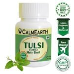 CalmEarth Tulsi Extract Capsules – 2% Ursolic Acid (Holy Basil) - Image 2