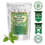 CalmEarth Tulsi Extract Powder – 2% Ursolic Acid (Holy Basil) - Image 2